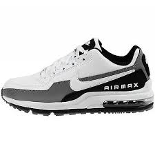 Nike Air Max Ltd 3 Mens 687977 119 White Black Grey Leather Running Shoes Sz 8 Nike Air Max Ltd Black Running Shoes Nike Air Max