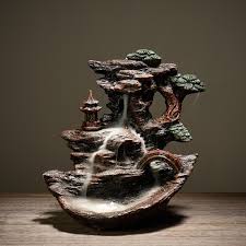 I purchased cones as shown in the image. New Incense Burner Backflow Smoke Waterfall Furnace Decor Aromatic Mountain Shape Home Craft New Home Decor Fashion Is In 2021 Incense Burner Backflow Incense Incense