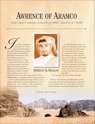 Photo by ali baldry/bristol university. Lawrence Of Arabia Alive In Employee S Name Saudi Aramco