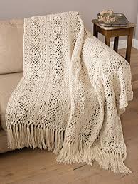 Crochet lace is perfect for warm climates, or as a layering piece in cooler locales. Ravelry Irish Lace Blanket Pattern By Patons