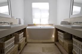 Travertine is a natural stone that possesses unmatched colors, veins and other characteristics. Travertine Tile Floor Cottage Bathroom Hare Klein