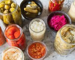 Image of colorful fermented vegetables