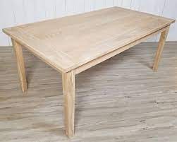 Classic Solid White Oak Dining Table Unfinished Or Finished Etsy White Oak Dining Table Dining Table Oak Dining Table
