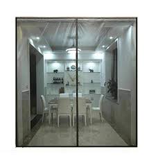 When is a door not a door? Buy Screen Doors 66x78inch Grey Mesh Curtain Fiberglass Mesh Easy To Open And Close For Front Back Door Home Outside Online At Low Prices In India Amazon In