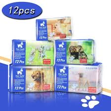 details about pet disposable female puppy dog diaper 12pcs xxs xl