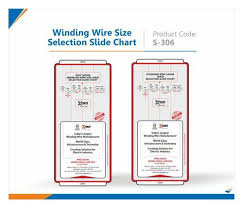 winding wire size selection slide chart bluemark