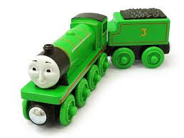 Thomas and friends, thomas edward the blue engine henry train donald and douglas, train, vehicle, transport png. Thomas Friends Wooden Railway Henry The Granville Island Toy Company