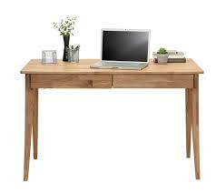 Stylischer schubladen schreibtisch aus massiver eiche mit schräg gestellten tischkufen aus holz. 231 120 76 65 Cm Eiche Massiv Wildeiche Massiv Schreibtisch Eiche