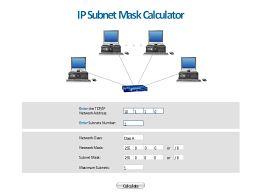 Ip Subnet Mask Calculator Template Office Pictograms