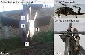 But as the camera pans across the dog, and the soldiers are bouncing, the dog's tongue is undisturbed by the apparent motion, revealing it to be camera shake choreographed to the. Stealth Helicopters Used In Bin Laden Raid Bbc News