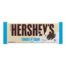 (7) hershey's milk chocolate with almonds standard bar. Hershey S Cookies N Creme Bar 43g Sainsbury S