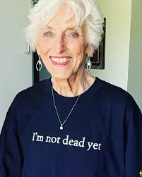 This is my soon to be 85 year old Mom... a... BALLER! The right attitude is  everything. We'll get thru this #persevere #Spamalot