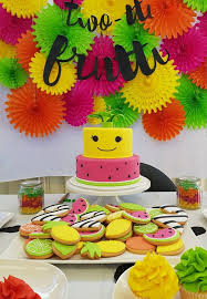 2nd Birthday Birthday Ideas For 2 Year Old Daughter Two Tti Frutti Themed 2nd Birthday 2nd Birthday Party Themes Fruit Birthday Party 2nd Birthday Party For Girl
