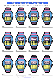 asking and telling time esl printable worksheets and exercises