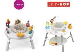 Oribel Or Skiphop Compare The Leading Baby Activity Centers Baby Activity Center Infant Activities Baby Activity Chair