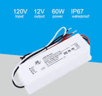 UL Recognized 12V Dimmable LED Driver 60 Watts Electric Low Voltage  Transformer Triac Dimming LED Power Supply 110V to 12 Volt DC 5Amps 60W  Small LED ...