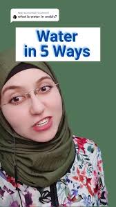 Learn How to Say Water in Arabic!