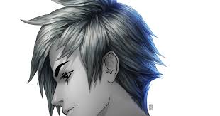 Characters constructor, hipster or creative businessman guy poses. Anime Hairstyles Side View Rasmi Sus