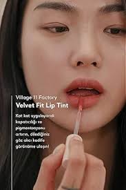 Buy VILLAGE11FACTORY Velvet Fit Lip Tint (Blooming Red), Matte Finish,  Hydrating with Hyaluronic Acid, Long Lasting, Smooth Texture, KBeauty (0.16  fl oz) Online at Low Prices in India