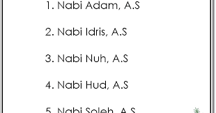 Perlu diketahui, banyak nabi sebenarnya lebih dari 300, tetapi nama nama nabi yang wajib diketahui jumlahnya 25. Buku Harian Anak Anak Yuk Menghafal Nama Nabi Rasul