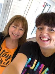 With Zoe Bromley 💕 Getting ready to JAM with HENDER!!!! Zumba  Gold®️🧡today 🧡🧡🧡🧡🧡🧡🧡🧡 Zumbaaaaaaaaa🤣