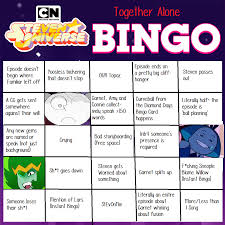 3x3, 4x4 and 5x5 picture bingo using pictures from a theme that you select or substitute vocabulary words that you provide. My Friend And I Make A Bingo Card For Together Alone Stevenuniverse
