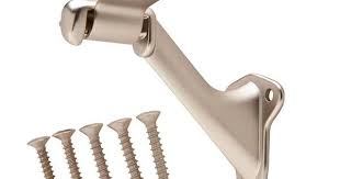 Everbilt Satin Nickel Light Duty Handrail Bracket 15101 The Home Depot Handrail Brackets Nickel Lighting Handrail