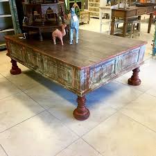 Either way the table's surface can be used for snack bowls and drinking glasses on movie night, or for more decorative purposes. Artisan Furniture Finds Sold Oversized Coffee Table