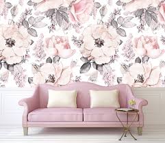 Pink Floral Wallpaper For Walls 4 wall paper of flower.