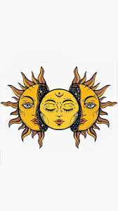 Sun Tarot Wallpaper Hippie Art Aesthetic Art Psychedelic Art
