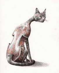 Animal Music On Behance Metamorphosis Art Animal Art Cat Art