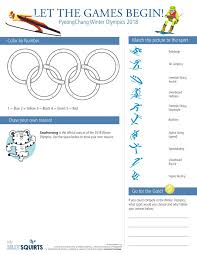 Try these winter worksheets to get your child excited about the season and its holidays. Free Printable 2018 Winter Olympics Activity Pages My Silly Squirts