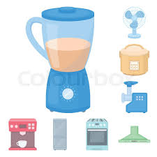 Check spelling or type a new query. Types Of Household Appliances Cartoon Stock Vector Colourbox