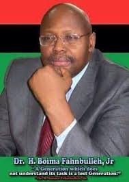 11,146 votes for Dr. H. Boima Fahnbulleh Jr. shows the level of conscious  people in Liberia. Former US president (George W. Bush Jr.), was never  wrong for given us( Liberians) books to