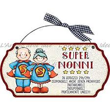 Targa Con Spago I Nonni Migliori Del Mondo Abitano Qui Idea Regalo Amazon It Casa E Cucina Festa Dei Nonni Nonni Regali Per La Nonna