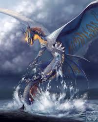 Dragons Art Page On Instagram Divine Leviathan What Would You Name This Watery Divine Dragon D Dragon Art Fantasy Dragon Dragon Artwork