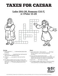 No pencil or eraser required! Luke 20 Taxes For Caesar Sunday School Crossword Puzzles Sharefaith Kids