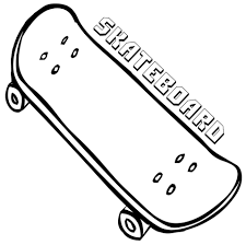 Have your friend or volunteer stand or sit on the skateboard while holding the ball. Normal Skateboard Coloring Page Free Printable Coloring Pages For Kids