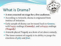 Literary elements technical elements performance elements the elements of drama. Drama Pdf