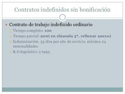 1 Contratos Indefinidos Sin Bonificacion