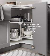 Here's inside info on everything from price to measurements, features to finishes. Ikea Sektion Corner Base Cabinet With Axtad Carousel Here It Is Compete With A Door It Can Have This Carousel Or Lazy Sus Ikea Corner Cabinet Cabinet Ikea