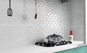 The best part about tiled backsplashes is that you don't need to tile your entire kitchen to make a statement. Peel And Stick Tile Backsplash For Kitchen Bath Stick On Tiles Splashback Self Adhesive Tile Pure White 11 X 10 6 Sheets Amazon Co Uk Home Kitchen