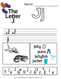 Letter J Printables Free Alphabet Worksheets Lettering Letter J