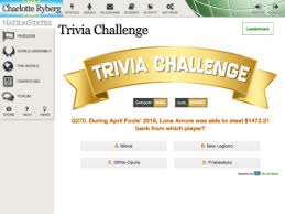Actually on february 12, 2019: Trivia Challenge Nsindex