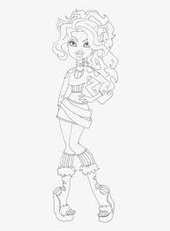 Grow their interest in smart fashion through these free printable monster high coloring pages. Clawdeen Wolf Monster High Coloring Pages Monster High Coloring Pages Clawdeen Wolf Free Transparent Png Download Pngkey