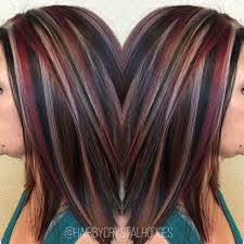 Chunky Highlight Red Blonde Brown Http Niffler Elm Tumblr Com Post 157400195386 Hairdos For Short Hair 201 Cool Hair Color Hair Styles Hair Inspiration Color