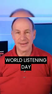 #WorldListeningDay is the perfect opportunity to stop and actually hear  what’s going