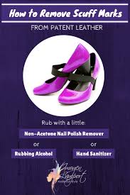Apply more pressure if the mark isn't coming off. How To Remove Scuff Marks From Patent Leather
