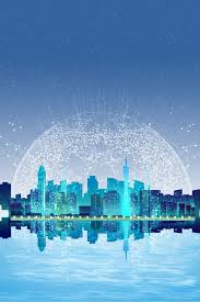 Technology Particle City Future In 2020 City Futuristic Art Futuristic