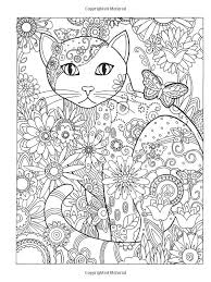 Cat coloring pages are fun to decorate, but they can also teach kids about cat breeds, including wild cats. Abstract Cat Printable Coloring Page Coloring Home